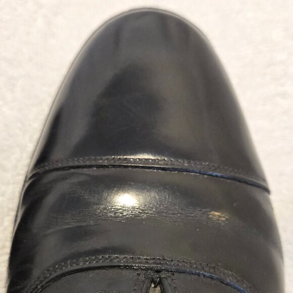 Johnson & Murphy Cap Toe Dress Shoe Extra Wide Black 10.5 3E - Picture 6 of 6